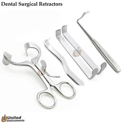 Molt Gag Retractor. 2Pcs Farabeuf Retractors. Minnesota Retractor. 