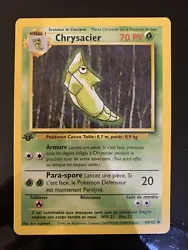 Carte Pokémon Chrysacier 54/102 Edition 1 - Set de Base - FR.