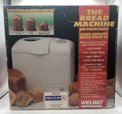 You will receive the pictured Welbilt ABM3300 Bread Machine that isNEW & SEALED in theoriginal box. -This bread machine...