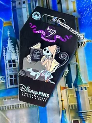 Celebrate the 30th anniversary of Nightmare Before Christmas with this exclusive Disney Parks pin featuring Jack and...