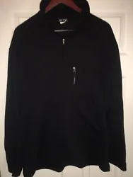 Patagonia Polartec 1/4 Zip Jacket Size L Black. Condition is Pre-owned. Shipped with USPS Priority Mail.