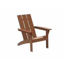 Colorful stylish slat high back Adirondack lounger chair.