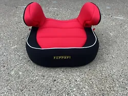 Official Ferrari booster seat (see Ferrari SKU sticker in photo). Brand new, comes with protective bag.