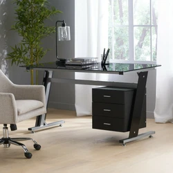 Enjoy the contemporary feel of the Beta Computer Desk while getting all of your work done in style. This desk is a...