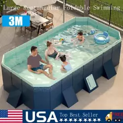 1PC Swimming pool. Pool size: 2.86m 1.67m 0.5m. 3M is suitable for people 1-8. Open and close in one second, no need to...