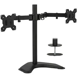 VESA Compatible. Two Heavy Duty Tilt Swivel Height Adjustable Arms. Dual Monitor Stand. We Have Continually Grown By...
