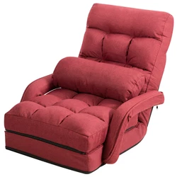 Color: Red  Material: Linen-like Cloth + Steel + Sponge  Overall Dimensions: 27.5