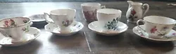 bone china tea cups, several different brands in this lot. In good condition l.