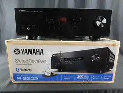 Yamaha R-S202 Bluetooth Natural Sound Stereo Receiver - Black. Enjoy high-quality audio with the Yamaha R-S202...