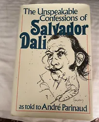 The Unspeakable Confessions of Salvador Dalí by Salvador Dalí HC First Edition 2nd Printing of US English version...