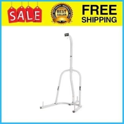Compact solution for hanging a heavy bag. Punching bag stand can hold a bag up to 100 lbs. Punching bag stand height:...