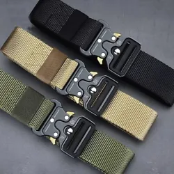 Style: Tactical Military Army Belt. - This belt waist Perfect for Waistline under 46 