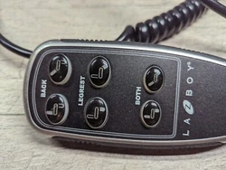 used La Z Boy hand wand tested and working. This is a 6 button remote if your chair has more buttons it will not work.