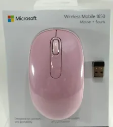 Microsoft - U7Z-00021 - Wireless Mobile Mouse 1850 - Light Orchid. Condition is New. Shipped with USPS First Class.