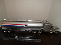 Very good condition. Semi is Silver and check out logo on tanker. Can not find one outthere like this.  Not sure these...
