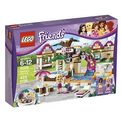Lego Friends - La piscine - 41008  Ensemble complet avec notice.Désolé je nai pas la boîte.