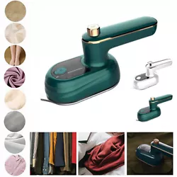 The steam iron with a 180° rotatable handle can easily ironing clothes, curtains, sheets, pillowcases, etc., in...