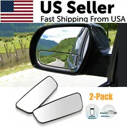 This Blind Spot Mirror can effectively eliminate blind spots, increase your driving safety. No worries when you are...