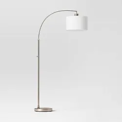 • Drum shade floor lamp spreads a gentle light throughout the room • Sleek and slim design will complement various...