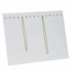 7 Hook: This necklace easel is an excellent way to display chains and necklaces. Jewelry not included. 12 Hook: This...