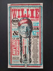 JANUARY 12, 2019. WILLIE NELSON. BRIDGESTONE ARENA. NASHVILLE, TN. LUKAS NELSON. ALL STAR CONCERT CELEBRATION. MICAH...