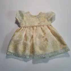 B. T. Kids Sz 6-9 Month Easter Dress, Yellow Easy Care Lace.  Its part of a 3 piece set, but I only have the dress...