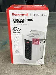Honeywell HHF250 Two Position Electric Heater Digital Versa Heat Open Box. Perfect never used