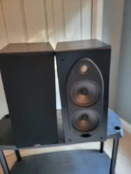 With a sleek, modern design and sturdy construction, these speakers are both aesthetically pleasing and durable....