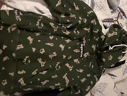 Supreme Box Logo Hooded Sweatshirt (FW21) Olive Russian Camo Size XXL NEW. Shipped with USPS Priority Mail.