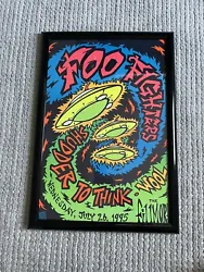 Foo Fighters print in great condition. Frame not included. Will be shipped in poster tube.