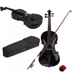 This set includes violin, case, bow and rosin. Rosin is a free gift. The head, back and sides of violin are made from...