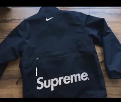 Nike Supreme Trail Running JacketCoveted Collaboration.Rare from Fall/Winter 2017Size Large (Nike sizing)9.5+/10 Nearly...