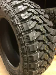 33x12.50R17 M/T. The plies are much stronger and hold up a lot better than the old way. All tires need to be installed...