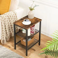 It can also hold phones and eye masks when putting the table beside the bed. The adjustable feet keep the side table...