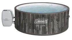 Enjoy a relaxing soak in this round inflatable hot tub from Coleman. Perfect for outdoor living, this hot tub is a...