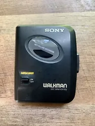 Sony Walkman WM-EX102 Cassette Player Mega Bass- Parts/Repair Not Working. Sold as is. Four parts, not working. Put in...