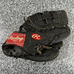 Vintage Rawlings RBG22NC Baseball Glove Reg Black 12 1/4 RHT Leather Zero Shock.