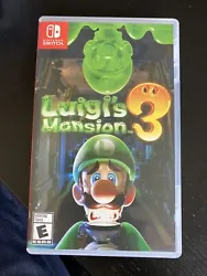 Luigis Mansion 3 Standard Edition - Nintendo Switch. Used but in totally fine working condition. Hit me up!!