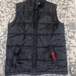 New Avirex Puffer Vest Full Zip Black Jacket Sleeveless 18/20 Womens. Shipped with USPS Ground Advantage.
