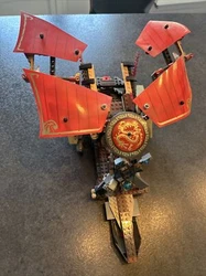 Jonque Dragon Ninjago 70738. Incomplete