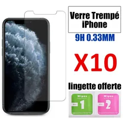 Vitre protection décran en VERRE TREMPE. iPhone SE 2020 (Nouveau). iPhone 8, 8Plus. iPhone 7,7Plus. iPhone 6/6S,...