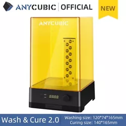 Le conteneur Wash & Cure 2.0 peut être laissé fermé pendant tout le processus de nettoyage pour plus de sécurité....