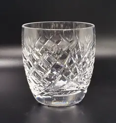 Waterford Crystal Old Fashioned Glass in the Donegal pattern. Measures approximately 3-3/8