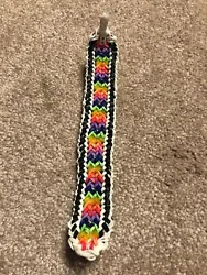 Rainbow loom bracelet - SNAKE BELLY styleAbout 7 inches longShipping USPS first class - $4.00