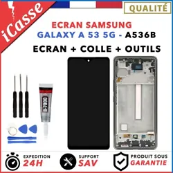 Cet écran nest pas compatible avec le modèle de téléphone Samsung A53 4G. SAMSUNG GALAXY A53 5G SM-A536B, SM-A536U....