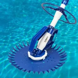 You can attaches this pool sweeper to your existing filtration system. No jamming or breaking interrupting the cleaning...