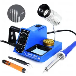60W SMD Soldering Iron Station Kit 110V Rework Desoldering Stand 200-530°C,US. Welding & Soldering Tools. It is also p...