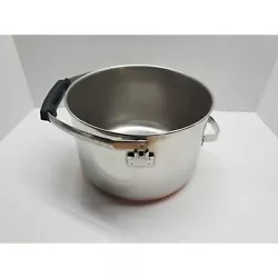 This listing is for Eckoware Copper Bottom Boiling Pot. It is in Good condition. . Sold as is