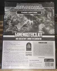 Mutants & Masterminds Third Edition - Gamemasters Kit and Quickstart Character Generator - new and unplayed.  Its been...