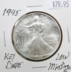 U.S. Mint Year: 1995 ( Uncirculated, Brilliant ). The Silver Eagle is the most popular bullion coin in the world. the...